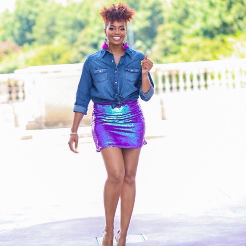 Sequin Skirt